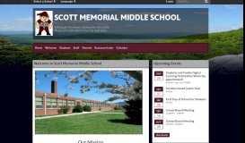 
							         Scott Memorial Middle School: Home								  
							    