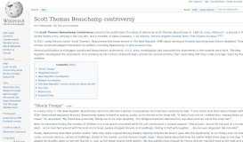 
							         Scott Thomas Beauchamp controversy - Wikipedia								  
							    
