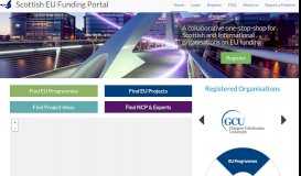 
							         Scottish EU Funding Portal								  
							    