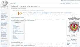 
							         Scottish Fire and Rescue Service - Wikipedia								  
							    