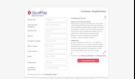 
							         Scottish Pacific (BFS) Pty Ltd: Customer Registration								  
							    