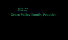 
							         scphysicians | Grass Valley Family Medicine - Sierra Care Physicians								  
							    