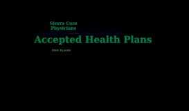 
							         scphysicians | HEALTH PLANS - Sierra Care Physicians								  
							    