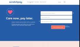 
							         Scratchpay: Simple & friendly, payment plans for medical ...								  
							    