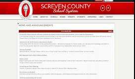 
							         Screven County School System								  
							    