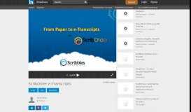 
							         ScribOrder e-Transcripts - SlideShare								  
							    