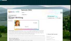 
							         Script Writing | Episode Wiki | FANDOM powered by Wikia								  
							    