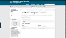 
							         Scrutinized Companies List: Iran - Datasets - Office of the General ...								  
							    