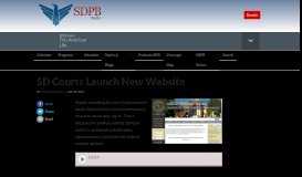 
							         SD Courts Launch New Website | SDPB Radio								  
							    