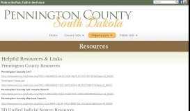 
							         SD Unified Judicial System Resources - Resources - Pennington ...								  
							    