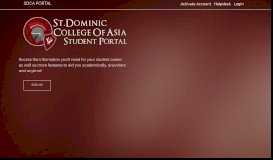 
							         SDCA Portal - St. Dominic College of Asia								  
							    
