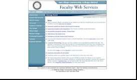 
							         SDCCD Faculty Web Services - San Diego Community College District								  
							    