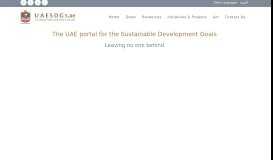 
							         SDGs - The UAE portal for the Sustainable Development Goals								  
							    