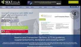 
							         SDLT.co.uk - Submit SDLT forms online - SDLT refund form - SDLT ...								  
							    