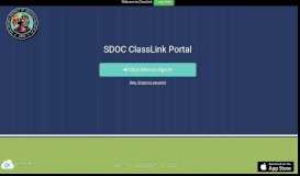 
							         SDOC ClassLink Portal								  
							    