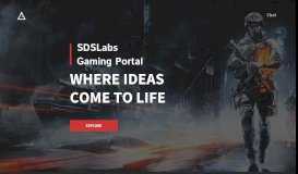 
							         SDSLabs' Gaming Portal								  
							    