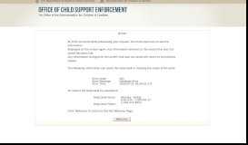 
							         SDU - Child Support Portal								  
							    