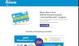 
							         SE Grocers rewards								  
							    
