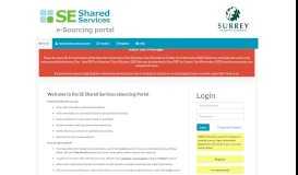 
							         SE Shared Services eSourcing Portal - home								  
							    