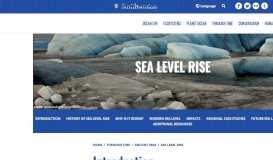 
							         Sea Level Rise | Smithsonian Ocean								  
							    
