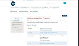 
							         Seafood Inspection Program | USAGov								  
							    