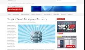 
							         Seagate EVault Backup and Recovery - Best Backup and Disaster ...								  
							    