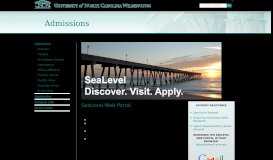 
							         SeaLevel - Discover. Visit. Apply. - UNC Wilmington								  
							    