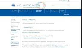 
							         Seamless ATM Reporting - ICAO								  
							    