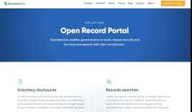 
							         SeamlessGov | Solutions — Open Record Portal - SeamlessDocs								  
							    