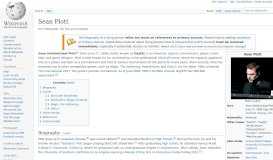 
							         Sean Plott - Wikipedia								  
							    