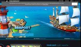
							         Seaport - Your ship fleet awaits!								  
							    