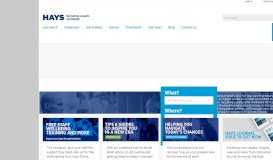 
							         Search all Irish jobs and careers with Hays Ireland: Dublin, Cork ...								  
							    