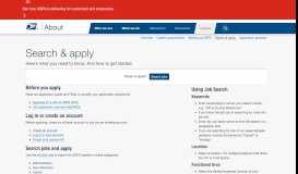
							         Search and Apply - Careers - About.usps.com								  
							    