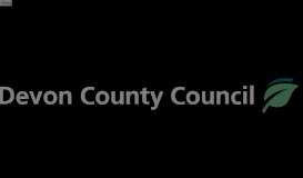
							         Search and comment on applications | Planning - Devon County Council								  
							    