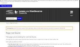 
							         Search and view planning applications - Lewes and Eastbourne ...								  
							    