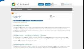 
							         Search - Assurant								  
							    