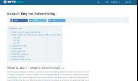 
							         Search Engine Advertising: What Is It and How Does It Work? - Ryte								  
							    