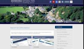 
							         Search for Information - Eryri - Snowdonia								  
							    