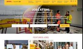 
							         Search for Jobs at Deutsche Post DHL | Careers at Deutsche Post DHL								  
							    