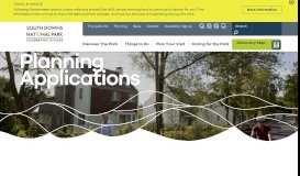 
							         Search For Planning Applications - South Downs National Park ...								  
							    
