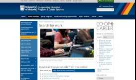 
							         Search for work - University of Victoria - UVic								  
							    