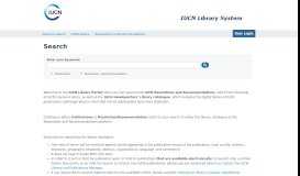 
							         Search | IUCN Library System - IUCN Portals								  
							    