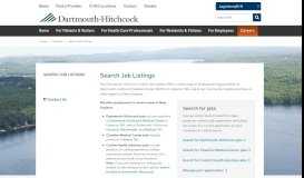 
							         Search Job Listings | Careers | Dartmouth-Hitchcock								  
							    