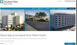 
							         Search Jobs – Cleveland Clinic Martin Health								  
							    