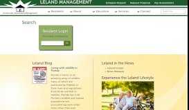 
							         Search - Leland Management								  
							    