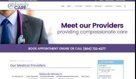 
							         Search Medical Providers | Family Care Partners								  
							    