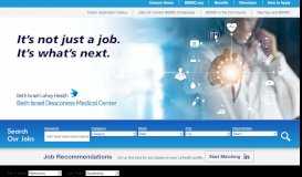 
							         Search our Job Opportunities at BIDMC - Beth Israel Deaconess ...								  
							    
