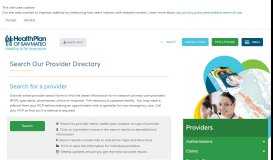 
							         Search Our Provider Directory | HPSM Providers								  
							    