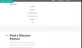 
							         Search Partners | Sitecore								  
							    