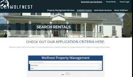 
							         Search Rental Properties in Utah - Salt Lake City | Wolfnest								  
							    